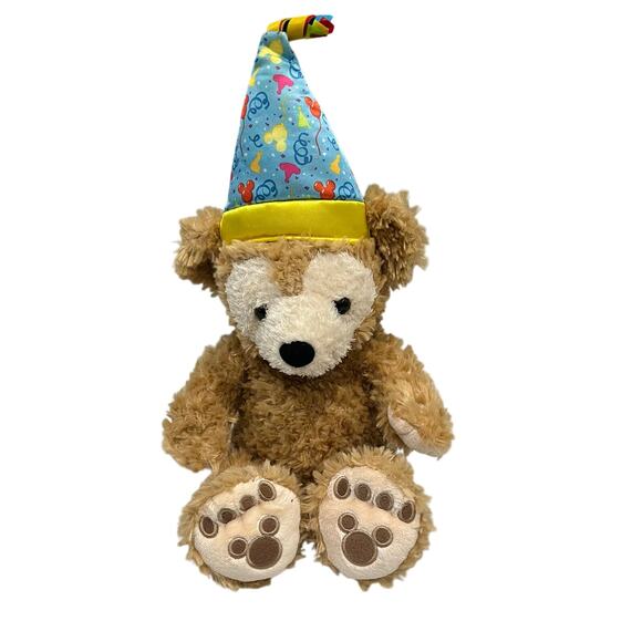 Disney Parks Duffy It's My Birthday Teddy Bear Hidden Mickey 17" Plush - Picture 1 of 6